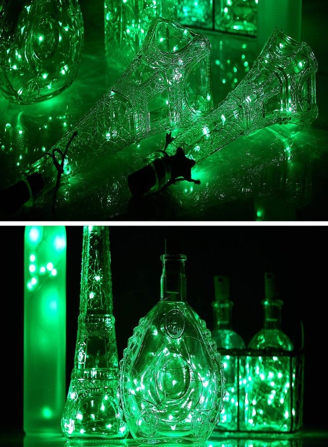 Lexton Cork Light | Bottle Light | Green Copper String Light | Cork String Light | 10 Pieces | for Valentine's Day, Room décor, Birthdays, Party,Diwali - Image 3